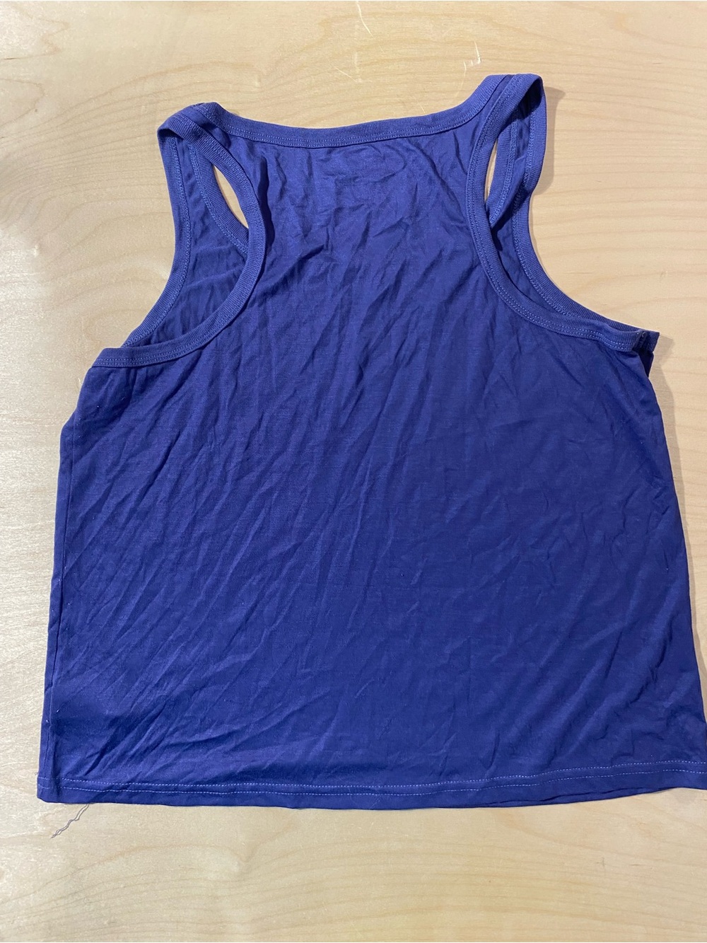 Disney Pride Navy Blue Tank Top with Rainbow Stitch Outline Large (12-14) (RW) - Picture 6 of 7